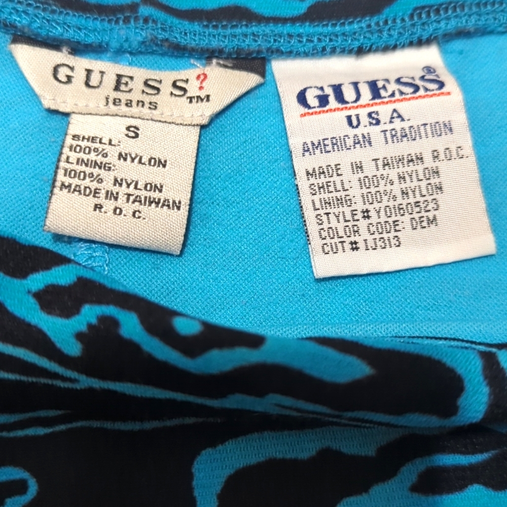 Vintage | Guess | Retro | Pencil Skirt | Bodycon Artsy | Abstract | Summer | - Picture 6 of 6